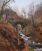 Ghyll Beck Barden Yorkshire Early Spring Atkinson Grimshaw